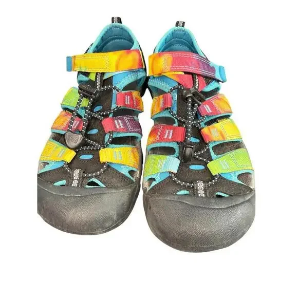 Keen Kids' Newport H2 Water-Friendly Hiking Sandal Youth Sz 4 Multicolor Outdoor - Picture 2 of 5